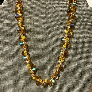 Nordstrom Gold toned beaded necklace purchased at Nordstrom